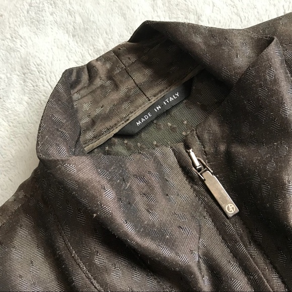 Giorgio Armani Jacquard Zipper Jacket Blazer - Picture 4 of 8